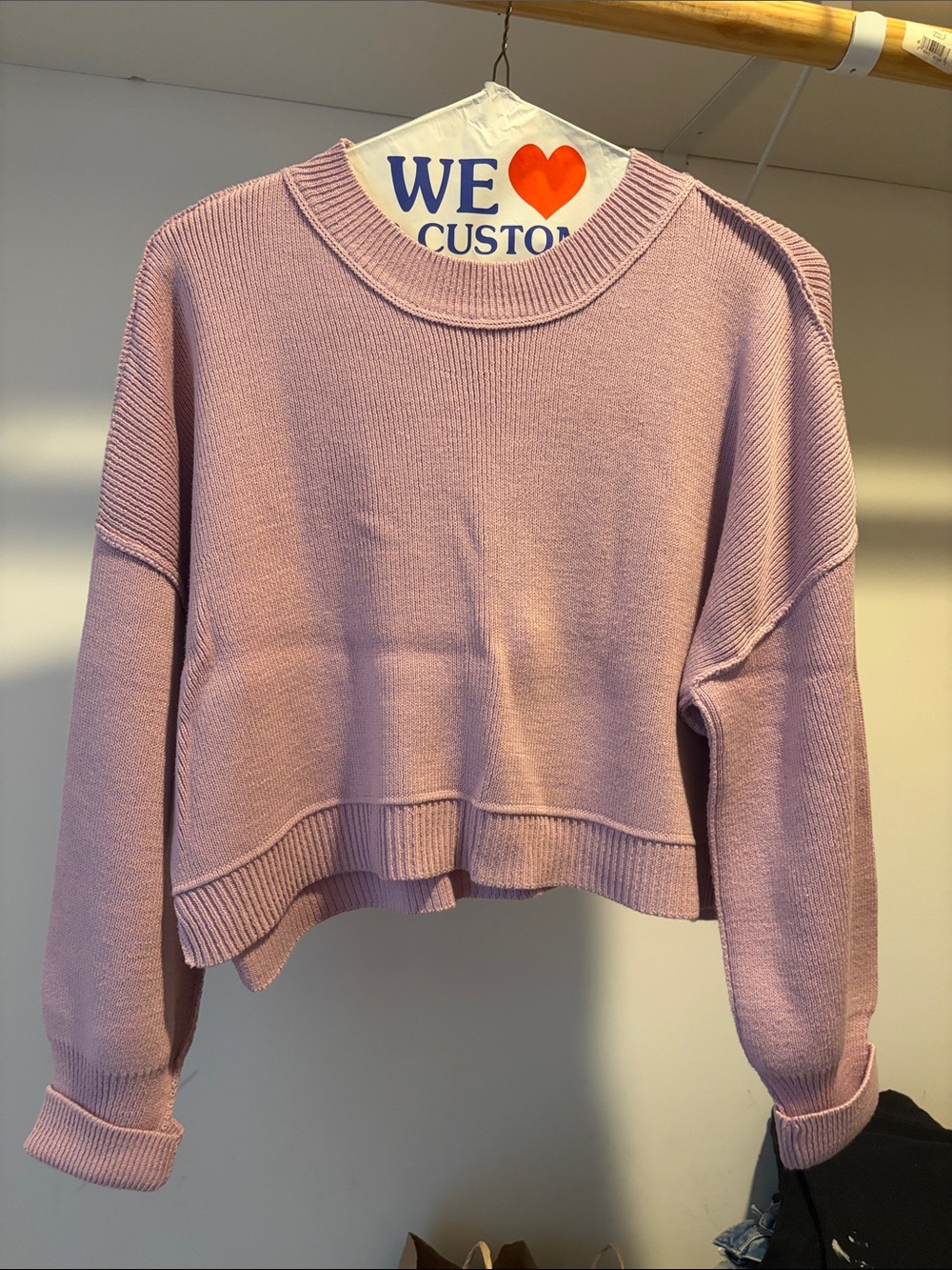 Crewneck Cropped Sweater